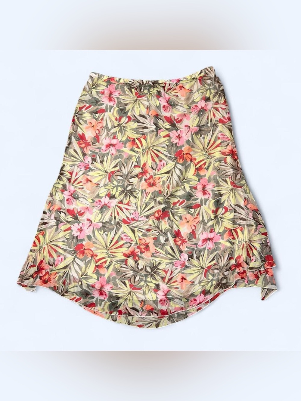 Y2K Fairy Green Floral Skirt by Sag Harbor!